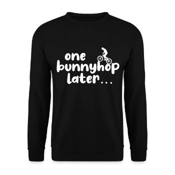 BMX Bunnyhop - Sweat-shirt Unisexe - noir - Devant - Alina (178cm) & Michal (187cm)