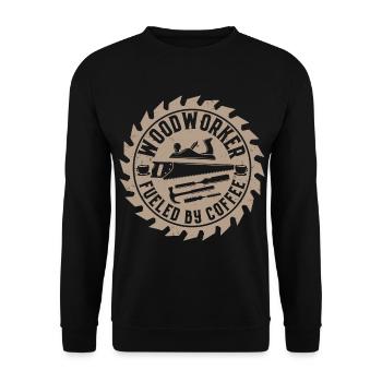 Tischler - Unisex Pullover - Schwarz - Vorne - Alina (178cm) & Michal (187cm)