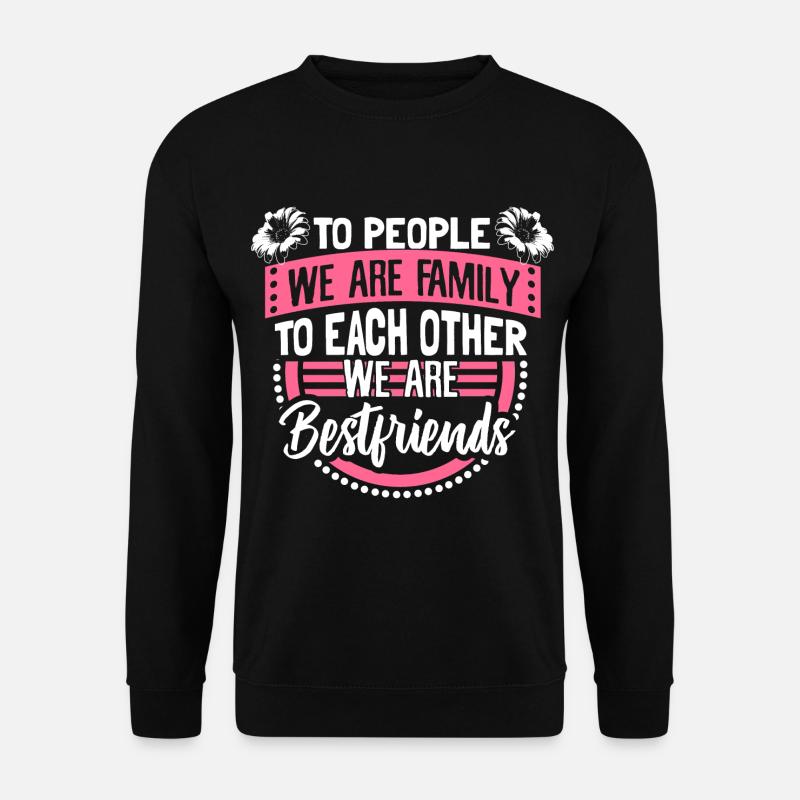 Mutter Tochter Kindertag - Unisex Pullover - Schwarz