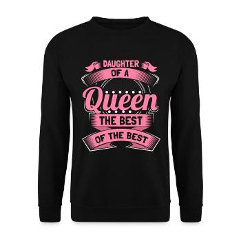 Daughter Parents Sweet - Unisex Sweatshirt - black - Front - Alina (178cm) & Michal (187cm)