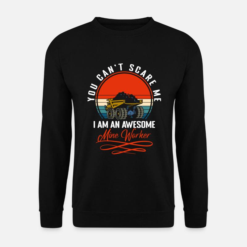 Coal Workers Occupation Treasures - Unisex Sweatshirt - black