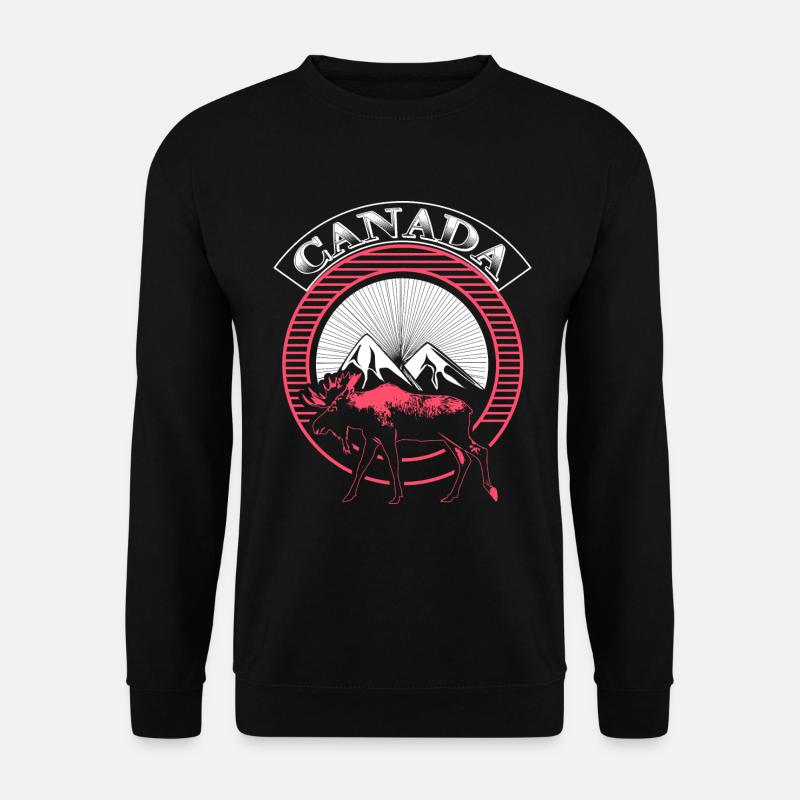 Kanada Schnee Staat Geschenkidee - Unisex Pullover - Schwarz