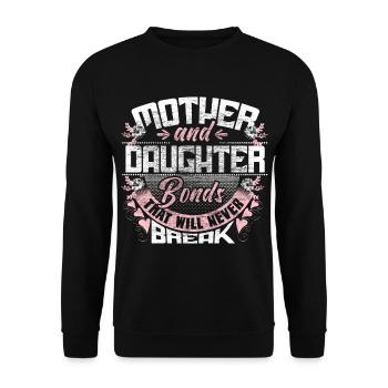 Mother Daughter Parents - Unisex Sweatshirt - black - Front - Alina (178cm) & Michal (187cm)