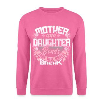 Mutter Tochter Eltern - Unisex Pullover - Pink - Vorne