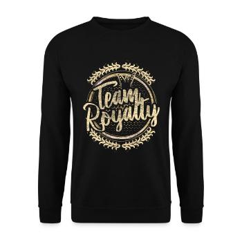 Mother and daughter Mother's Day gift idea - Unisex Sweatshirt - black - Front - Alina (178cm) & Michal (187cm)