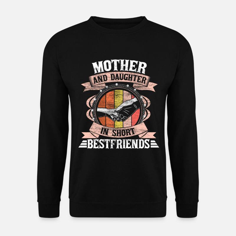 Mutter und Tochter Liebe Geschenkidee - Unisex Pullover - Schwarz