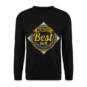 Fils parents - Sweat-shirt Unisexe - noir - Devant - Alina (178cm) & Michal (187cm)