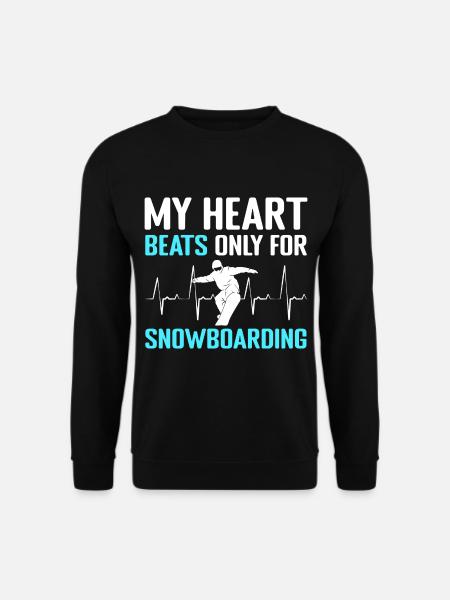 Snowboard Extreme Sport Boarder - Sweat-shirt Unisexe - noir