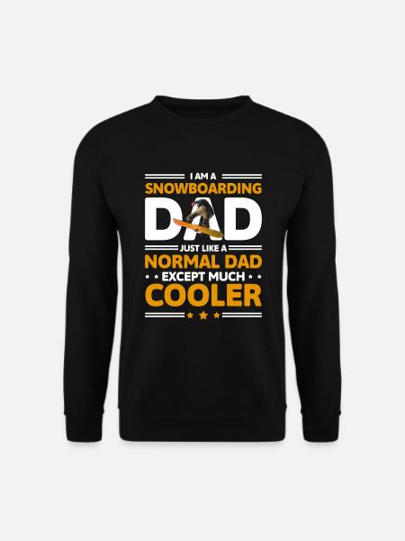 Snowboarder sports extrêmes Piste de vacances au ski - Sweat-shirt Unisexe - noir
