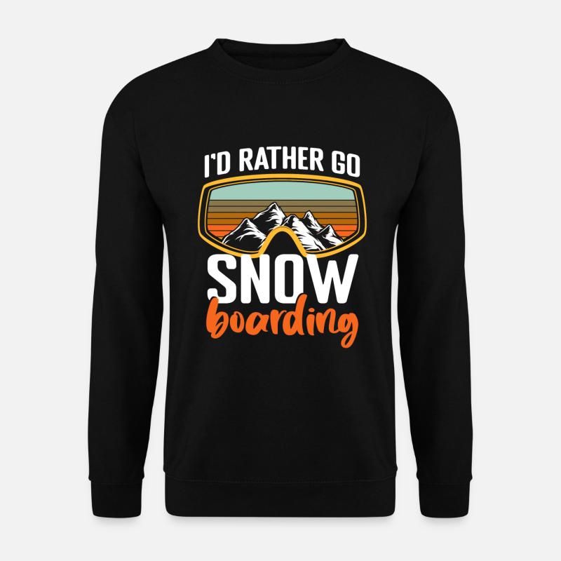 Snowboard Hobby Snow - Unisex Sweatshirt - black