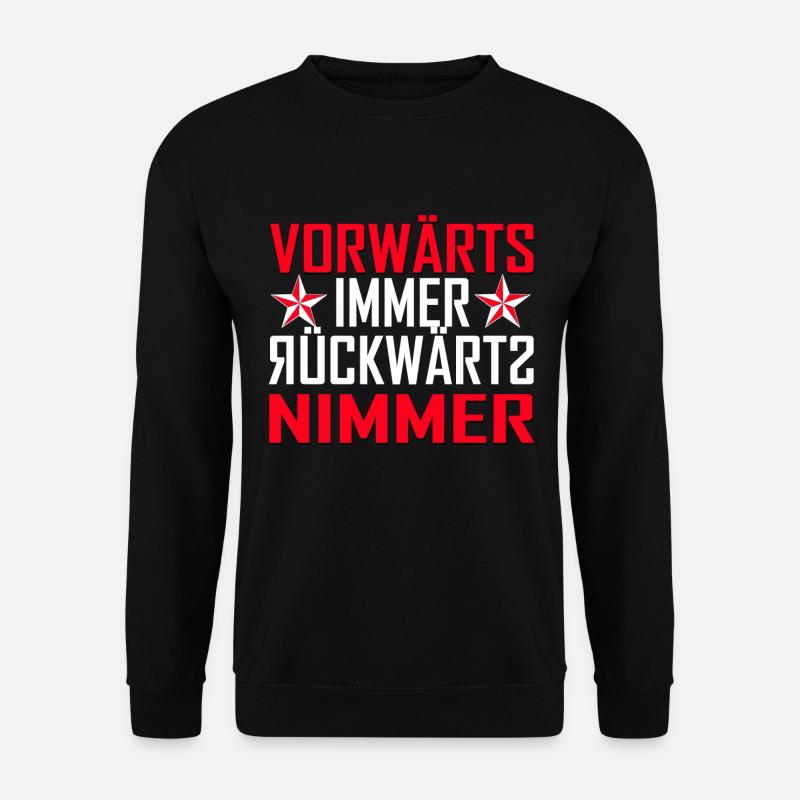 vorwärts immer - Unisex Pullover - Schwarz