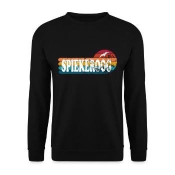 Spiekeroog - Unisex Pullover - Schwarz - Vorne - Alina (178cm) & Michal (187cm)