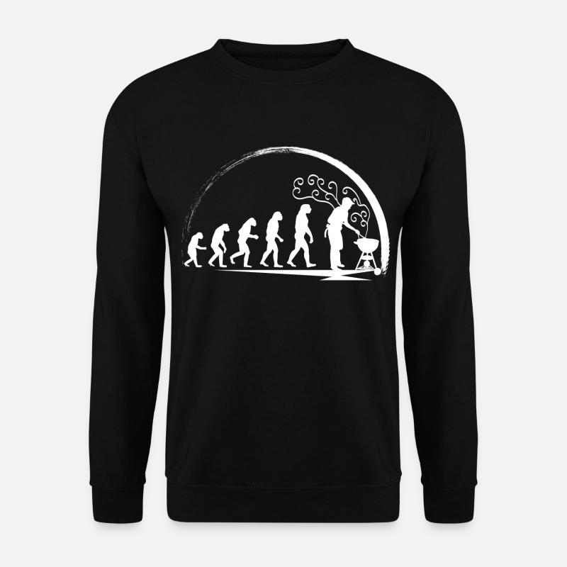 Evolution Grillfather Unique Grilling Shirt - Unisex Sweatshirt - black