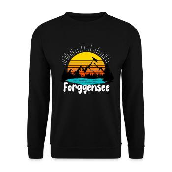 Forggensee - Unisex Pullover - Schwarz - Vorne - Alina (178cm) & Michal (187cm)