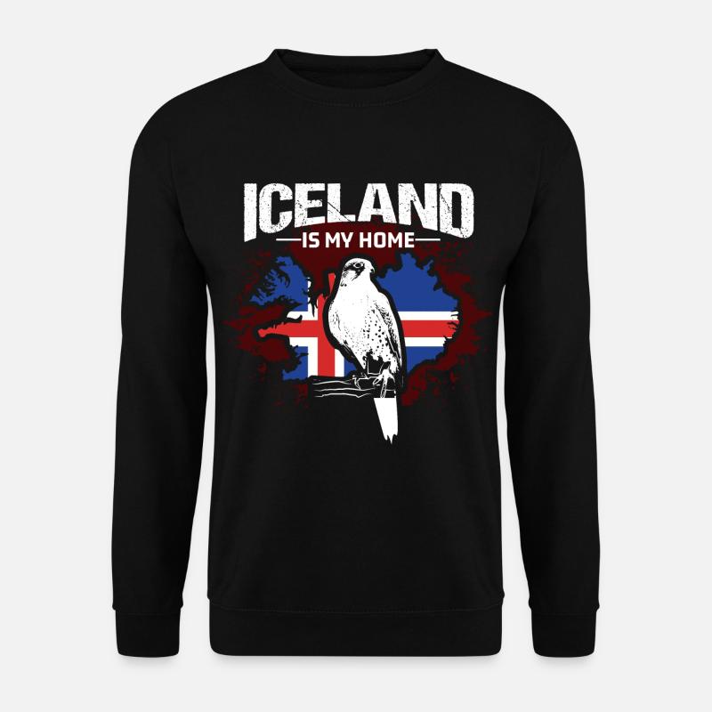 Island Insel Stolz - Unisex Pullover - Schwarz