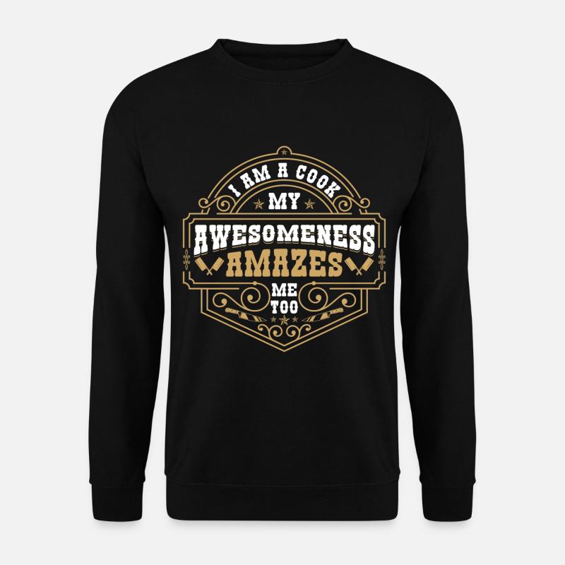 Küchenchef Gourmet Kochlöffel Chefkoch - Unisex Pullover - Schwarz