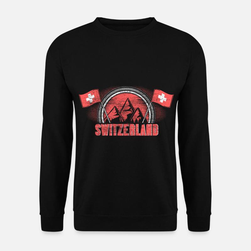 Schweiz Geschenk - Unisex Pullover - Schwarz