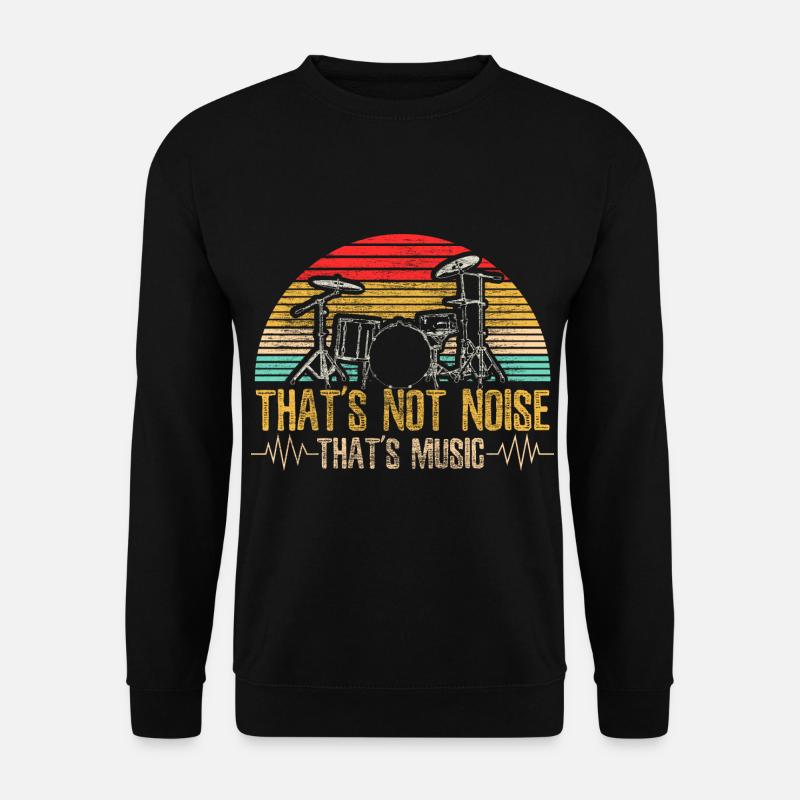 Drums Drumsticks Drums Gift Idea - Sweat-shirt Unisexe - noir