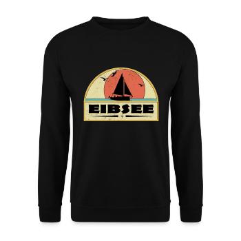 Eibsee - Unisex Pullover - Schwarz - Vorne - Alina (178cm) & Michal (187cm)