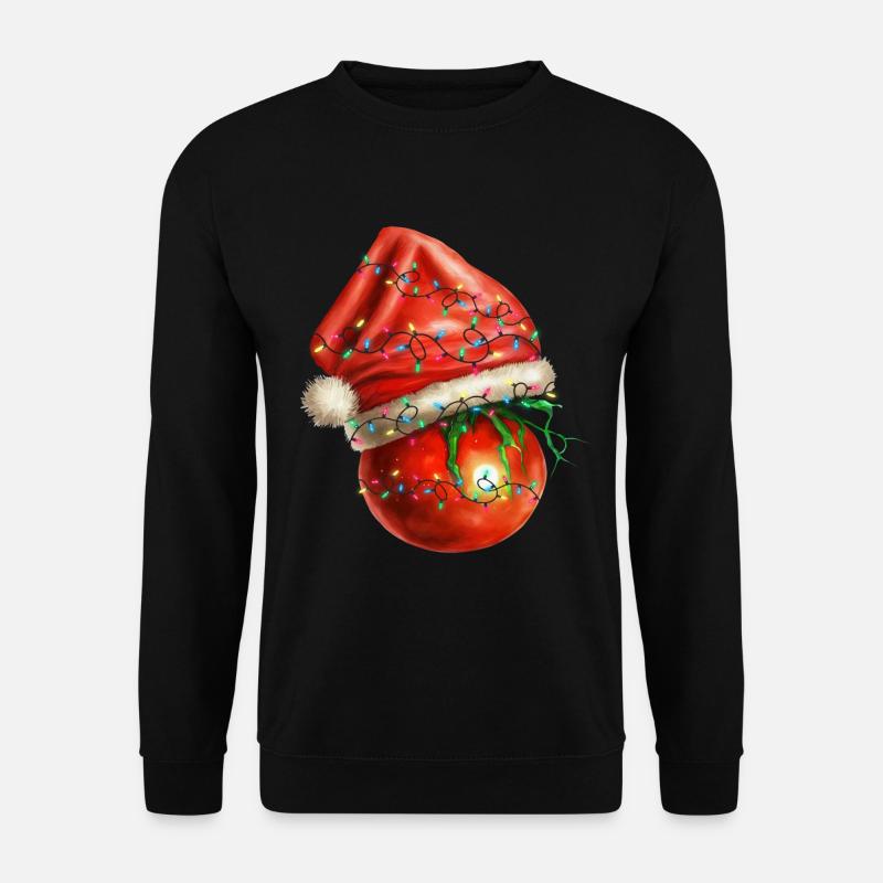 christmas Tomate - Unisex Pullover - Schwarz