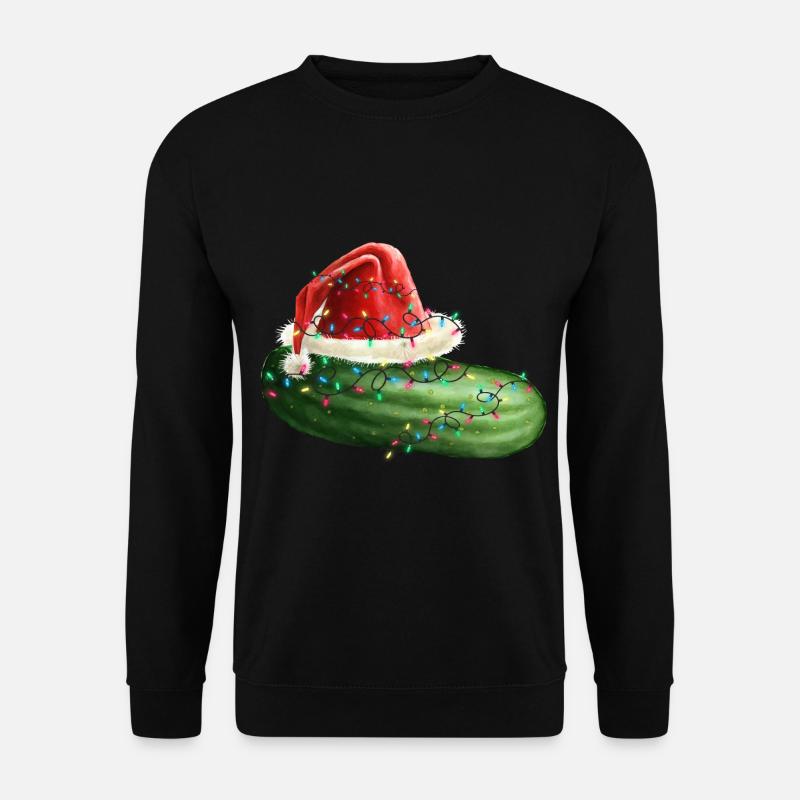 Weihnachtsgurke - Unisex Pullover - Schwarz