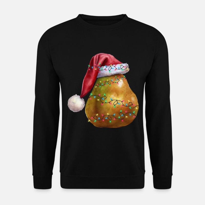 Christmas Pear - Unisex Sweatshirt - black