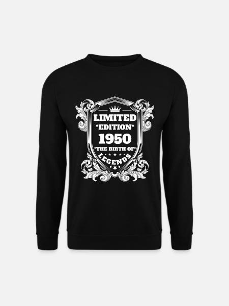 1950 - Sweat-shirt Unisexe - noir