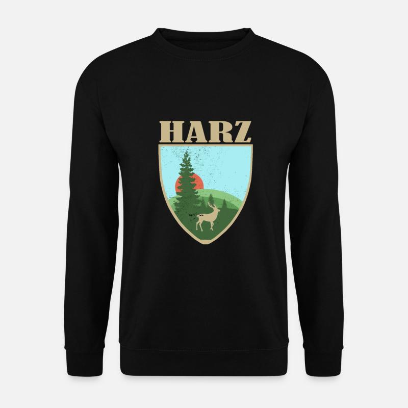 Harz Gebirge - Unisex Pullover - Schwarz