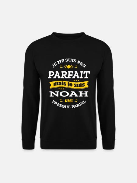 NOAH PARFAIT - PRENOM NOAH - Sweat-shirt Unisexe - noir