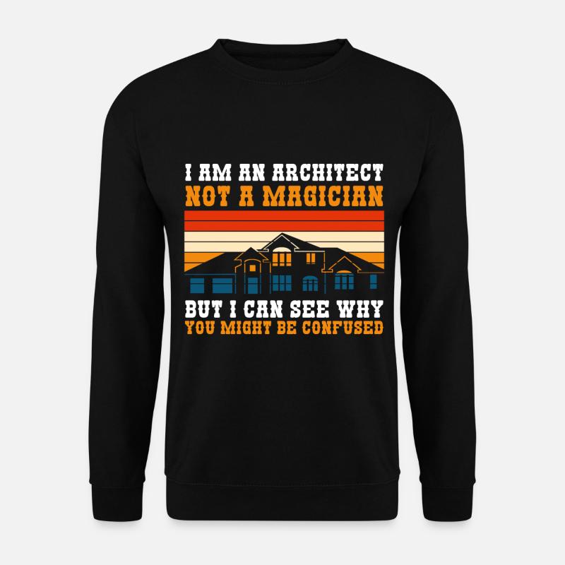 Profession d’architecte Hôte Master Builder - Sweat-shirt Unisexe - noir