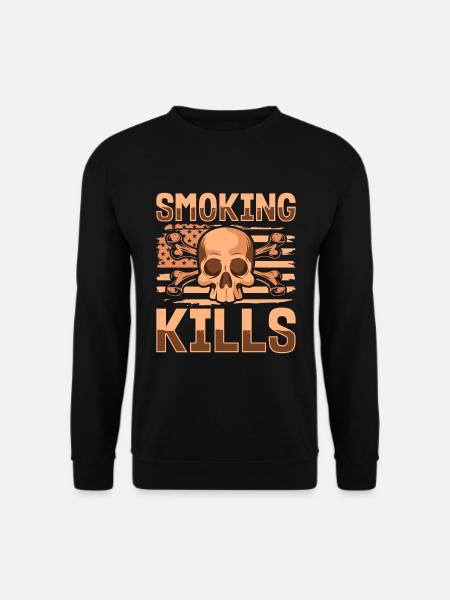 Cigarette Tobacco Lung - Unisex Sweatshirt - black
