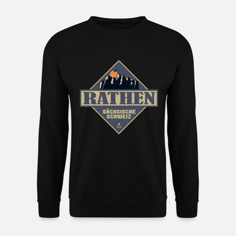 sächsische Schweiz Rathen - Unisex Pullover - Schwarz