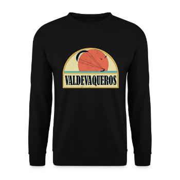 Kitesurfing Valdevaqueros - Unisex Sweatshirt - black - Front - Alina (178cm) & Michal (187cm)