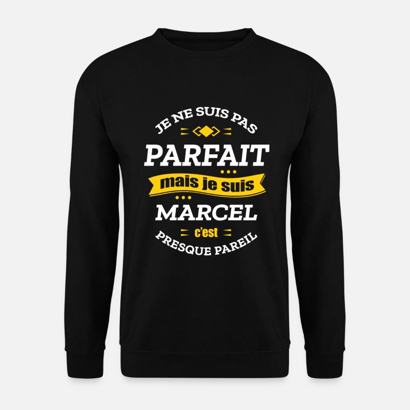 MARCEL PARFAIT - PRENOM MARCEL - Sweat-shirt Unisexe - noir
