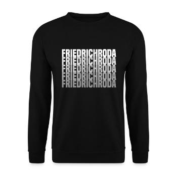 Friedrichroda - Unisex Pullover - Schwarz - Vorne - Alina (178cm) & Michal (187cm)