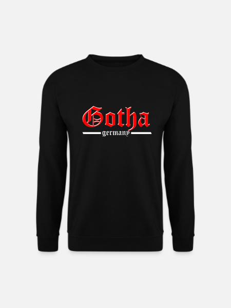gotha germany altdeutsche Schrift - Unisex Pullover - Schwarz