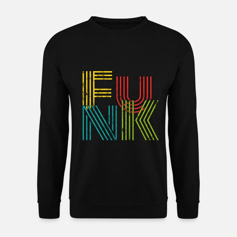 Funk Musik Retro - Unisex Pullover - Schwarz