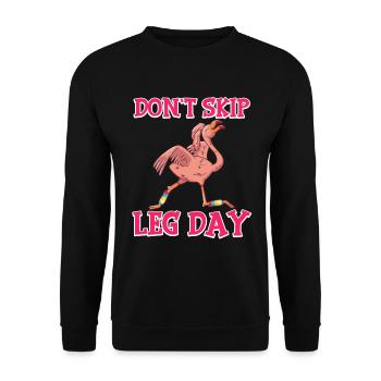 Flock Wings Lake Bird Tumbling Rio Gymnast - Sweat-shirt Unisexe - noir - Devant - Alina (178cm) & Michal (187cm)