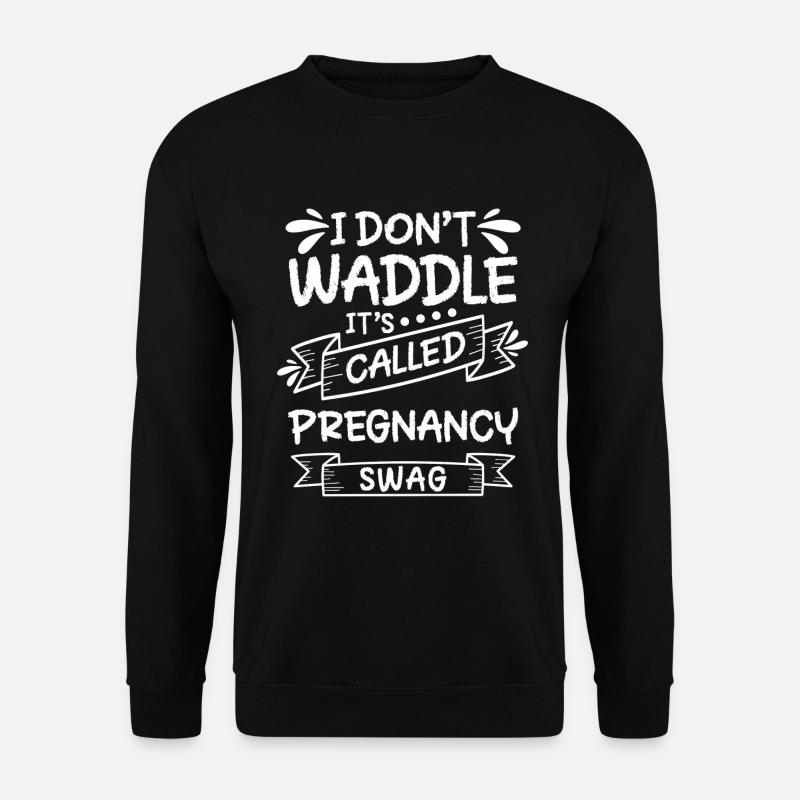 Pregnancy Dear Mom - Unisex Sweatshirt - black