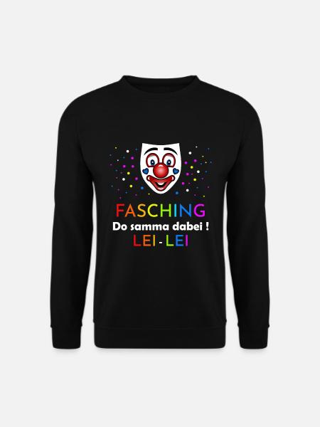 Fasching Do samma dabei - Unisex Pullover - Schwarz
