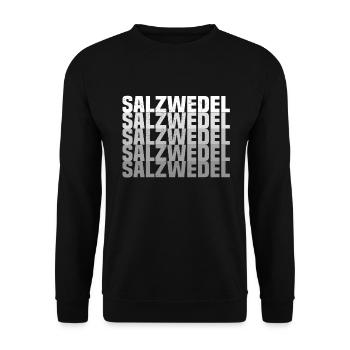 salzwedel - Unisex Pullover - Schwarz - Vorne - Alina (178cm) & Michal (187cm)