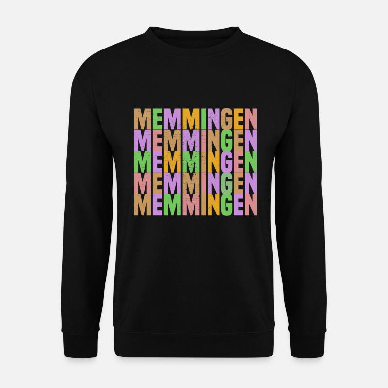 Memmingen Regenbogen - Unisex Pullover - Schwarz