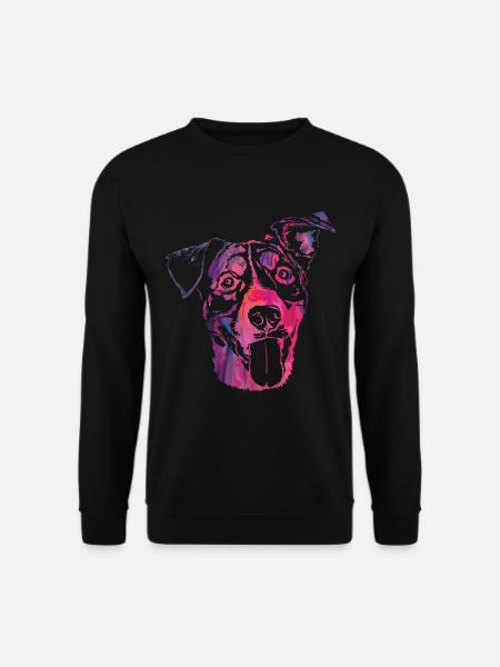 Abstract Paws Animal Dog Design For Paw Owners - Unisex Sweatshirt - black