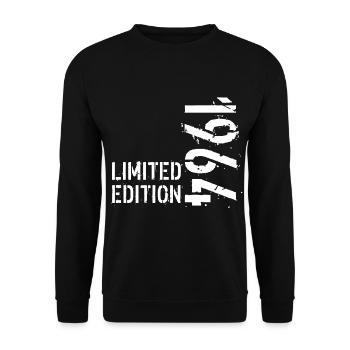 LIMITIERTE AUFLAGE 1964 - Unisex Pullover - Schwarz - Vorne - Alina (178cm) & Michal (187cm)