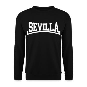 Sevilla - Unisex Pullover - Schwarz - Vorne - Alina (178cm) & Michal (187cm)