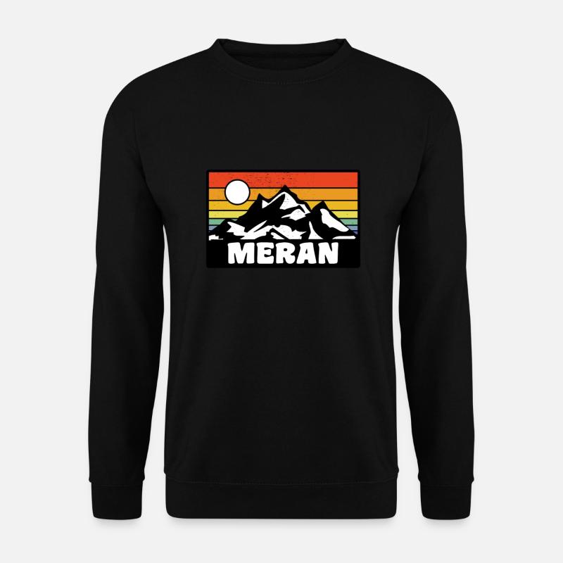 Meran Südtirol - Unisex Pullover - Schwarz