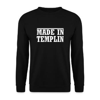 Templin - Unisex Pullover - Schwarz - Vorne - Alina (178cm) & Michal (187cm)