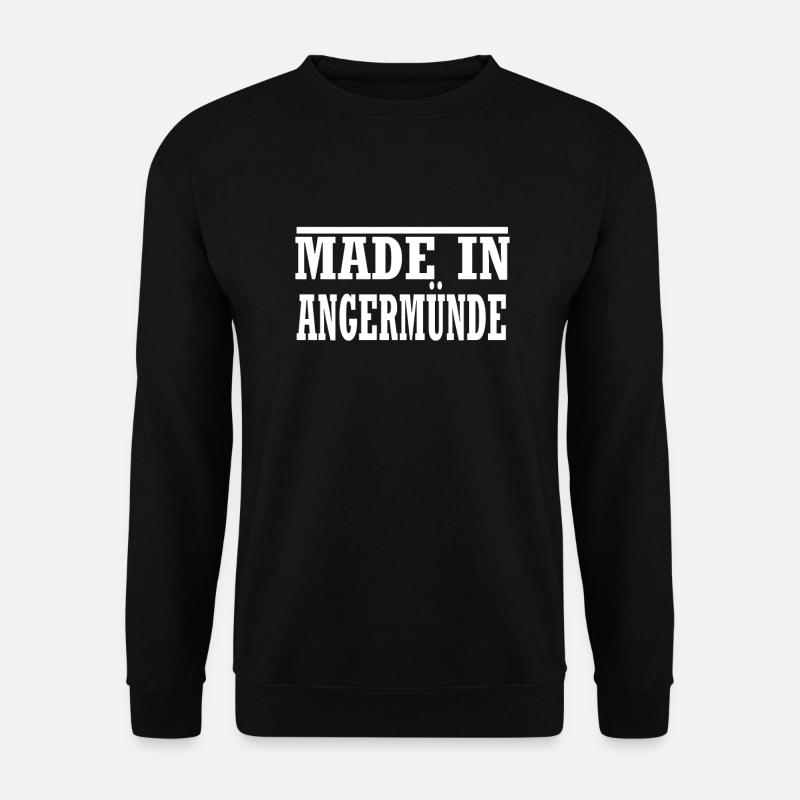 Angermünde - Unisex Pullover - Schwarz