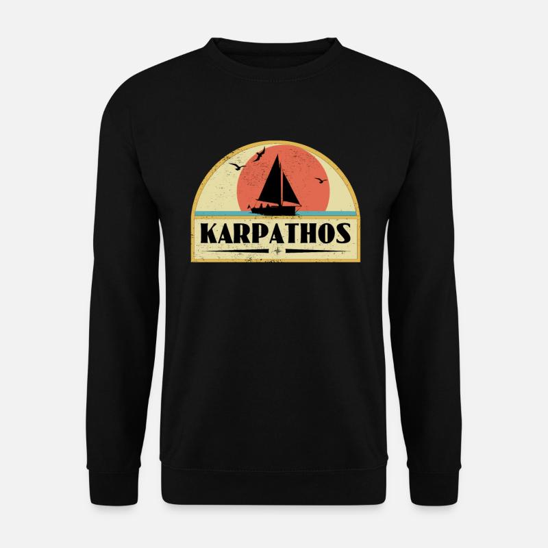 Karpathos - Unisex Pullover - Schwarz