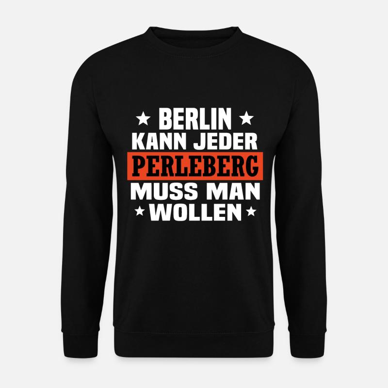 Perleberg - Unisex Pullover - Schwarz